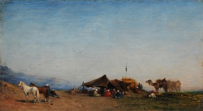 Arabisches Lager von Narcisse Berchere