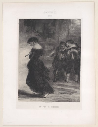 Die Freuden der Lüge, 1830-76 von Narcisse Virgile Diaz de la Peña
