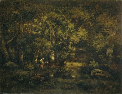 Der Wald von Fontainebleau von Narcisse Virgile Diaz de la Pena