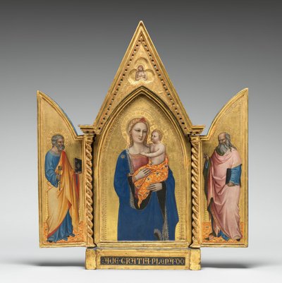 Madonna und Kind, mit dem Schmerzensmann [Mittelteil] von Nardo di Cione