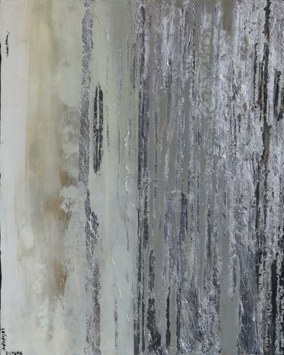 Moderner Metallischer Abstrakt von Natalie Avondet