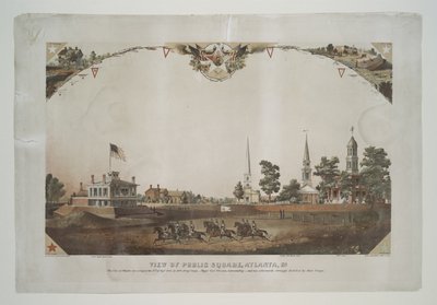 Ansicht des öffentlichen Platzes, Atlanta, Ga. von Nathan B. Abbott