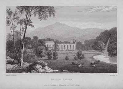 Bolton Priory von Nathaniel (after) Whittock