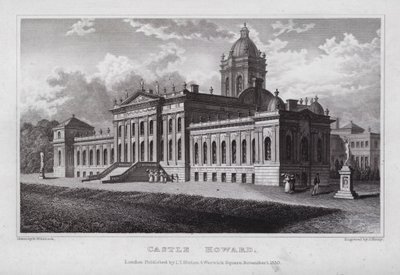 Castle Howard von Nathaniel (after) Whittock