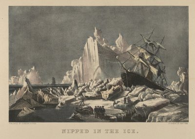 Eingefroren im Eis, 1876-94 von Currier and Ives