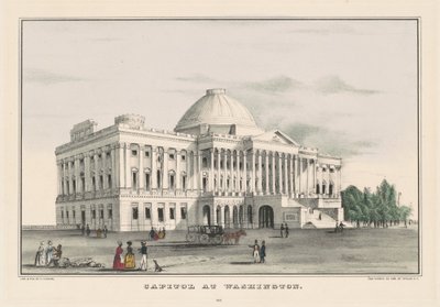 Kapitol in Washington von Nathaniel Currier