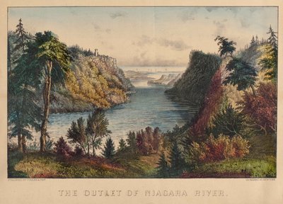 Der Ausfluss des Niagara-Flusses von Nathaniel Currier