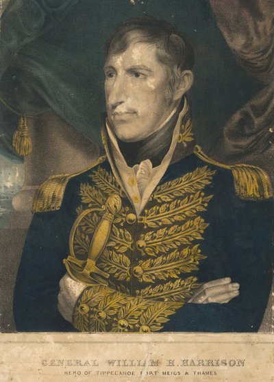William Henry Harrison von Nathaniel Currier