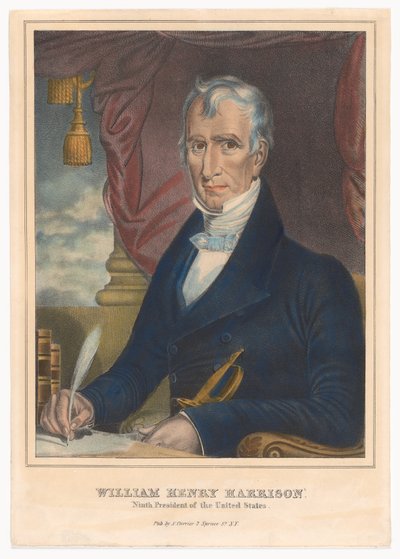 William Henry Harrison von Nathaniel Currier