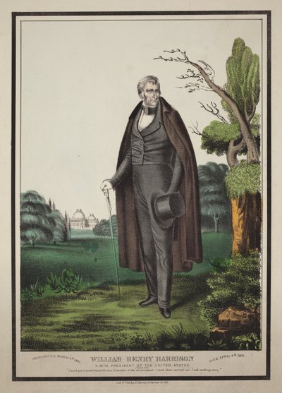 William Henry Harrison: Neunter Präsident der Vereinigten Staaten von Nathaniel Currier