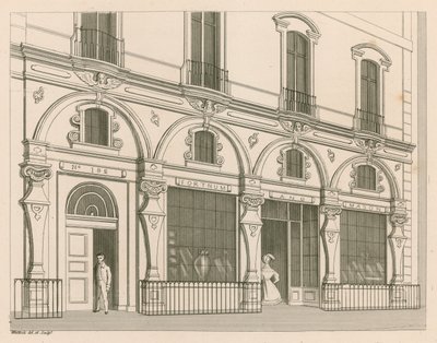 Schaufenster für Fortnum und Mason, Nr. 182 Piccadilly, London von Nathaniel Whittock