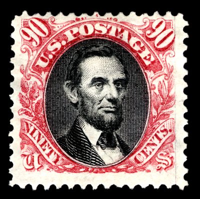 90c Abraham Lincoln Neuauflage Einzelstück, 1875 von National Bank Note Company