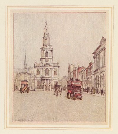St Mary-le-Strand von Nelson Dawson