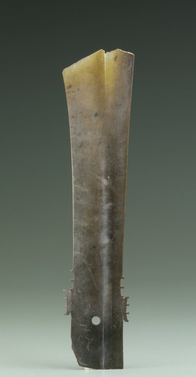 Gabelmeißel (zhang), Qijia-Kultur, ca. 2500-2000 v. Chr. von Neolithic Period Chinese School