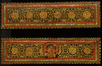 Buchdeckel eines Shaiva-Manuskripts von Nepalese School