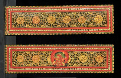 Buchdeckel eines Shaiva-Manuskripts von Nepalese School