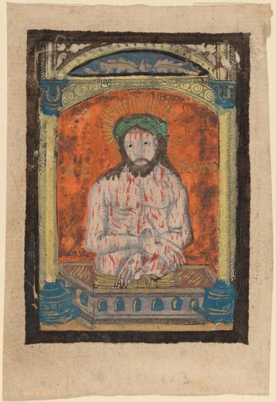 Christus als Schmerzensmann von Netherlandish 15th Century