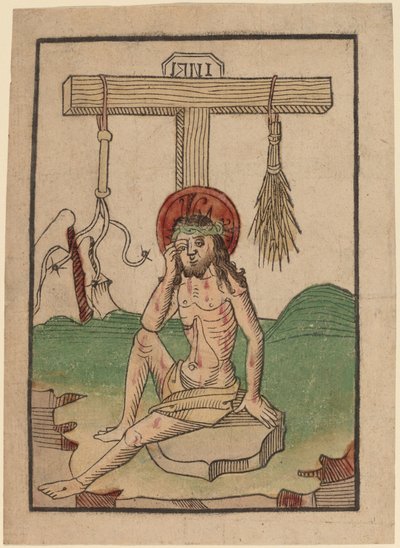 Christus als Schmerzensmann von Netherlandish 15th Century
