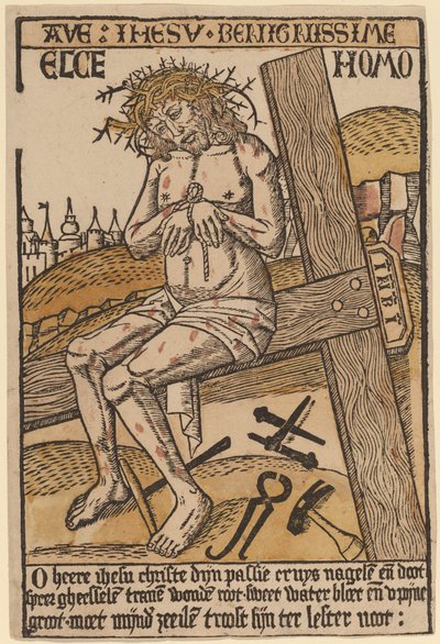 Christus als der Schmerzensmann von Netherlandish 15th Century