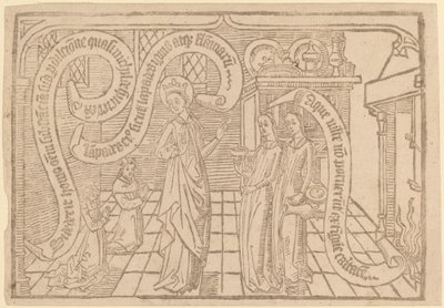 Seite aus "Canticum Canticorum": 2. Ausgabe von Netherlandish 15th Century