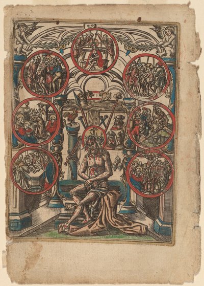 Christus als der Schmerzensmann von Netherlandish 16th Century