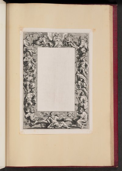 Randillustration mit dem Baum Jesse von Netherlandish 17th Century