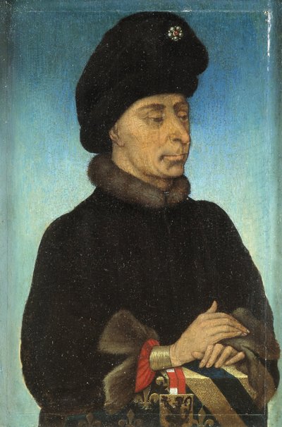 Porträt von Johann Ohnefurcht, Herzog von Burgund, Mitte des 15. Jahrhunderts von Netherlandish Master