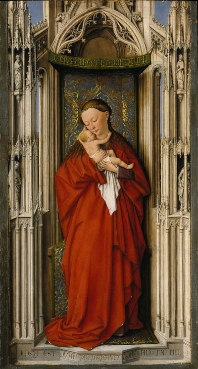 Jungfrau und Kind in einer Nische, ca. 1500 von Netherlandish Painter
