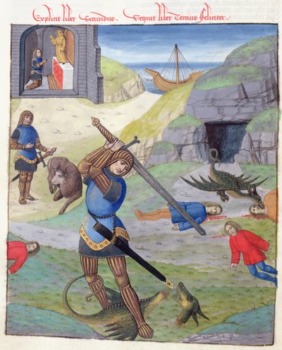 Kadmos, aus Metamorphosen 10 von Ovid, 1497 von Netherlandish School