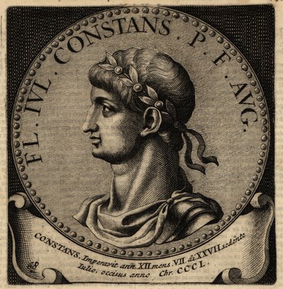 Porträt des römischen Kaisers Constans I. von Netherlandish School