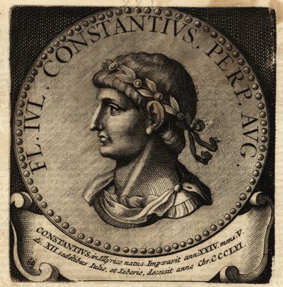 Porträt des römischen Kaisers Constantius II. von Netherlandish School