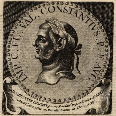 Porträt des römischen Kaisers Constantius I. von Netherlandish School