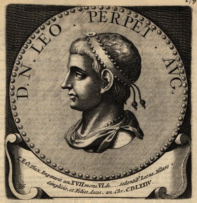 Porträt des römischen Kaisers Leo I. von Netherlandish School
