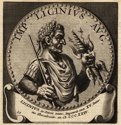 Porträt des römischen Kaisers Licinius von Netherlandish School