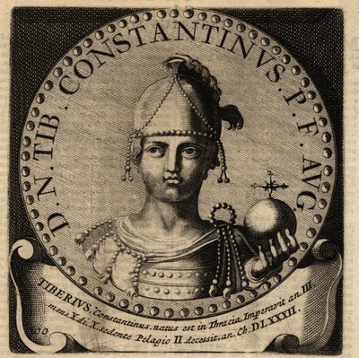 Porträt des römischen Kaisers Tiberius II. Konstantin von Netherlandish School