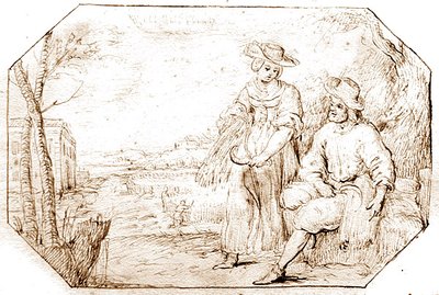 Die vier Jahreszeiten: Sommer - Ernte, ca. 1675 von Netherlandish School