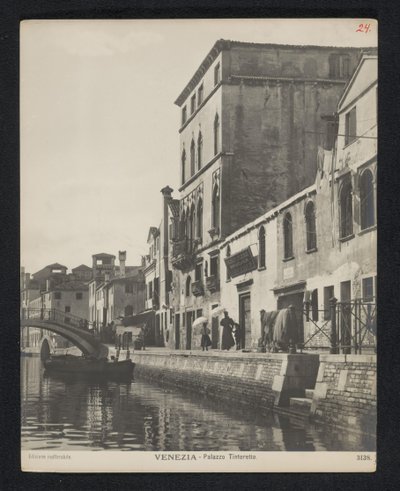 Außenansicht des Wohnhauses von Tintoretto in Venedig von Neue Photographische Gesellschaft