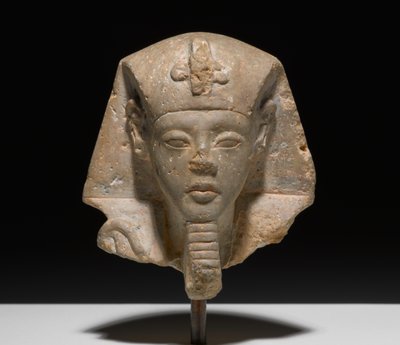 Kopf von einem Shabti von Akhensten, ca. 1352-1336 v. Chr. von New Kingdom Egyptian