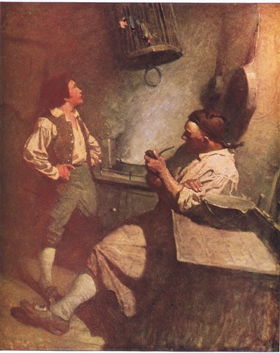 Long John Silver und Hawkins: Er war freundlich zu mir und immer froh, mich in der Kombüse zu sehen von Newell Convers Wyeth
