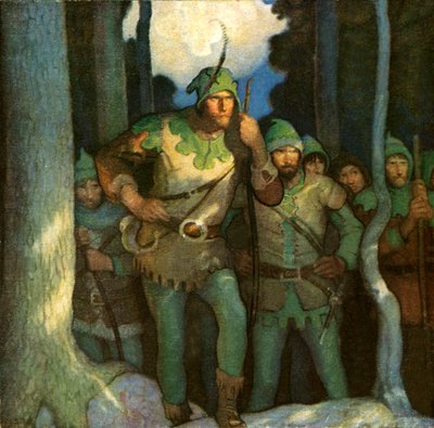 Robin Hood und seine fröhlichen Gefährten von Newell Convers Wyeth
