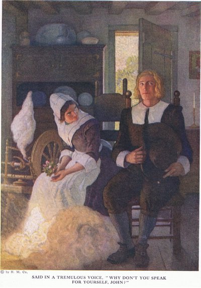 Sagte mit zitternder Stimme, warum sprichst du nicht für dich selbst, John von Newell Convers Wyeth