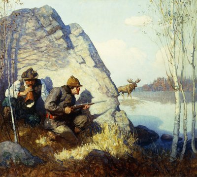 Der Elchruf von Newell Convers Wyeth