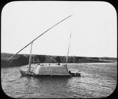 Eine beladene Dahabiyeh, Ägypten, ca. 1890 von Newton and Co