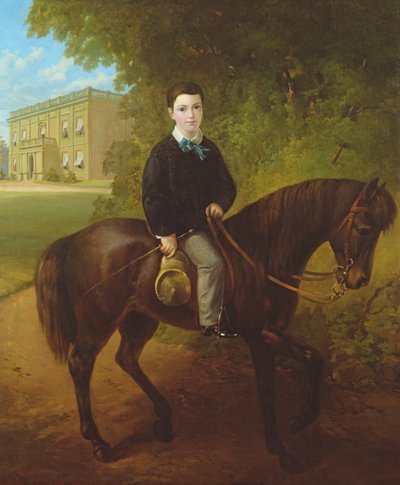 Porträt von Meister George Holmes, 1860 von Nicholas Chevalier