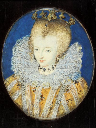Eine Dame, traditionell als Elizabeth I. identifiziert, als Prinzessin von Nicholas Hilliard