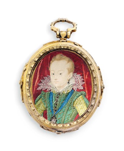 König Karl I. als Herzog von York, als Junge von Nicholas Hilliard