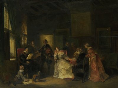 Historische Szene mit Wilhelm dem Schweiger? von Nicholas Pieneman