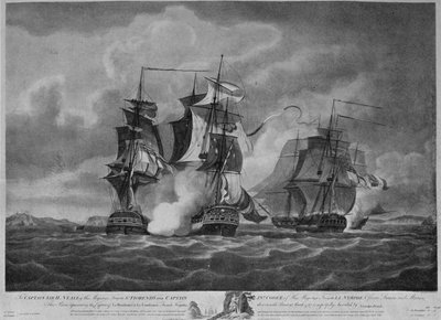 Eroberung der Resistance und der Constance von Nicholas Pocock