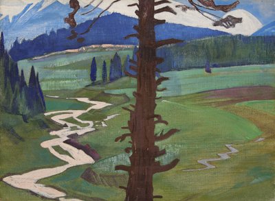 Pir Panjal, aus der gleichnamigen Serie, 1925 von Nicholas Roerich