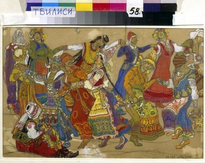 Vorbereitender Entwurf für "Peer Gynt" von Henrik Ibsen von Nicholas Roerich